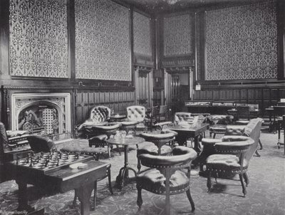 De Leden Rookkamer door J. Benjamin Stone
